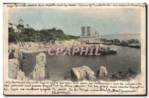 Old Postcard Ile St Honorat Le Chateau