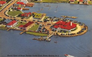 Aerial View of Stone Harbor Yacht Club New Jersey  