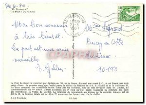 Postcard Modern Provence Pont du Gard
