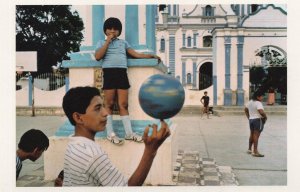 Tehuantepec Mexican Atlas Geography Mexico Spinning Globe Earth Postcard