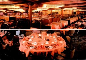 Carnival Cruise Line M/S Jubilee Bordeaux Dining Room Burgundy Dining Room