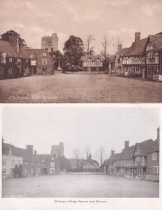 Chilham Kent Village Square 2x Antique Postcard s