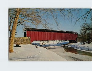 Postcard The Paradise Bridge, Heart of Dutchland, Pennsylvania