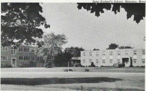 1960s postcard, Saint Bridget's School, Abington, Mass.