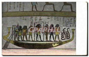 Postcard Ancient Egypt Egypt Thebes Interior of the tomb Amenhoter