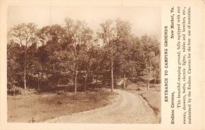 New Market Virginia Camping Grounds Entrance Antique Postcard K83611