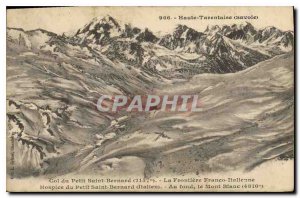 Old Postcard Haute Tarentaise Pass of the Little St. Bernard's hospice Fronti...