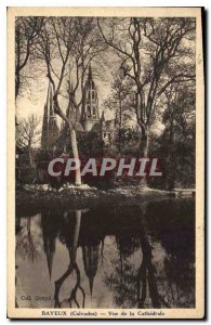 Postcard Old Bayeux Calvados View of the Cathedral