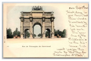 Arc De Triomphe Paris France UNP UDB Postcard S17