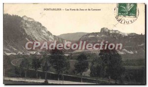 Old Postcard Pontarlier Les Forts De Joux And The Larmont