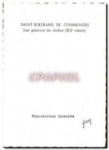 Saint Bertrand de Comminges Old Postcard The cloister galleries