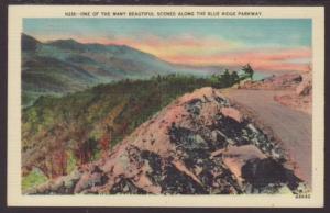 Beautiful Scene along the Blue Ridge Parkway Postcard 