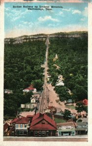 Vintage Postcard 1910's Incline Railway up Lookout Mountain Chattanooga TN