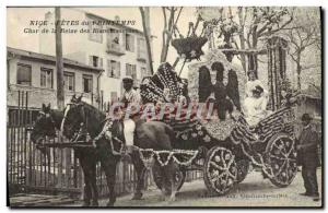 Postcard Old Nice Spring Float Holidays Queen of the Washerwomen TOP Horses H...