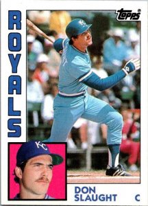 1984 Topps Baseball Card Don Slaught Kansas City Royals sk3566