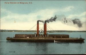 Mulgrave NS Nova Scotia Ferry Steamer c1910 Postcard
