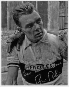 Brian Robinson GB Hercules Cyclist 1955 Tour De France 10x8 Hand Signed Photo