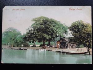 Wantsead Leytonston WHIPPS CROSS HOLLOW POND shows BOAT HUT c1905