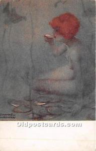 Ondine - Marque L-E # 31 Marque L-E Artist Raphael Kirchner Unused 