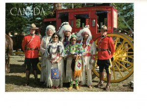 Large 5 X 7 inch, RCMP,  Indigenous at Rafter Six Guest Ranch, Alberta