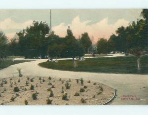 Unused Divided-Back BIRCH PARK SCENE Santa Ana California CA r7816