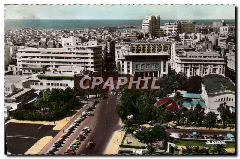 Postcard Modern Casablanca Avernue d & # 39Amade