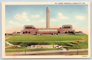 Kansas City Missouri~Saw This Sunday~Pretty at Nigh~Liberty Memorial~1940s PC