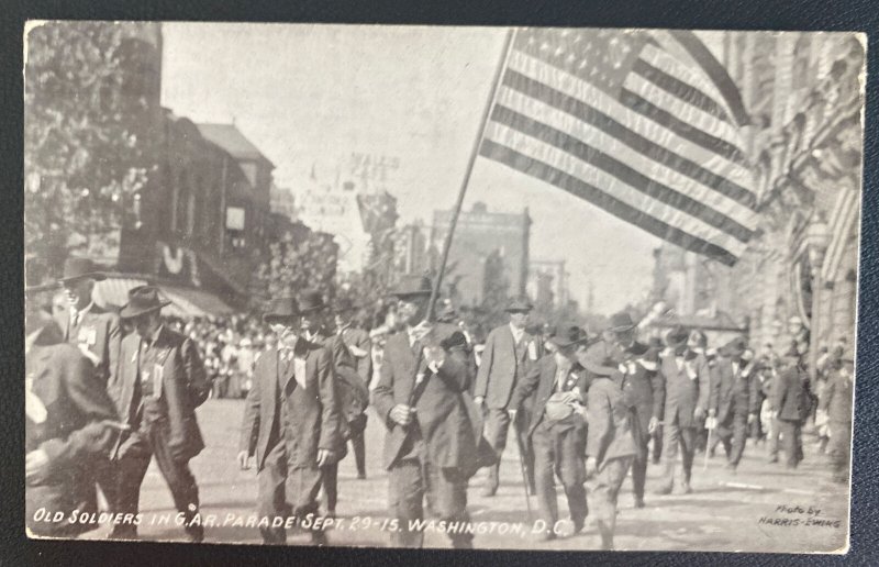 Mint Usa Real Picture Postcard Old Soldiers In GAR Parade Washington DC 1915