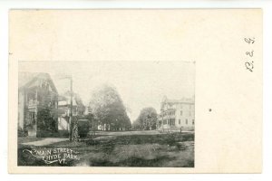 VT - Hyde Park. Main Street circa 1905