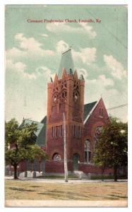 1912 Covenant Presbyterian Church, Louisville, KY Postcard