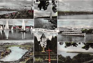 BG1853 seeskaupt gruss vom starnberg see ship bateaux  CPSM 14x9.5cm germany