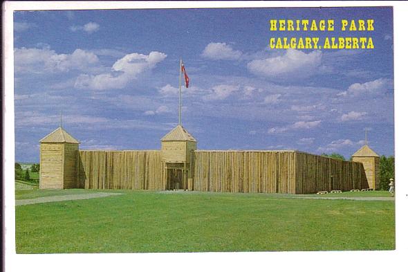 Heritage Park, Calgary, Alberta, Fort, Photo WJL Gibbons