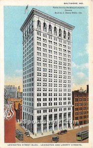Public Service Building Company - Baltimore, Maryland MD Postcard