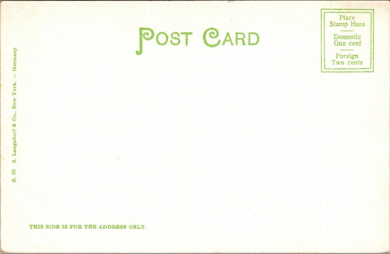 Postcard MA Boston Public Garden