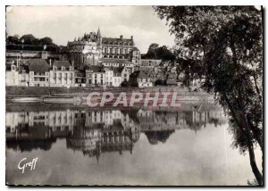 Postcard Modern Touraine the Chateaux of the Loire Amboise I and L and the Ch...