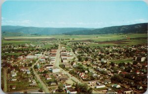 Grangeville ID Aerial View Unused Vintage Postcard G55