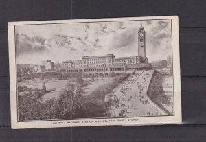 NEW SOUTH WALES, SYDNEY, CENTRAL RAILWAY STATION,BELMORE PARK, c1910 ppc, unused
