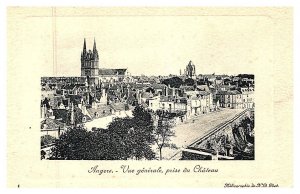Angers,   generale view ,prise du Chateau