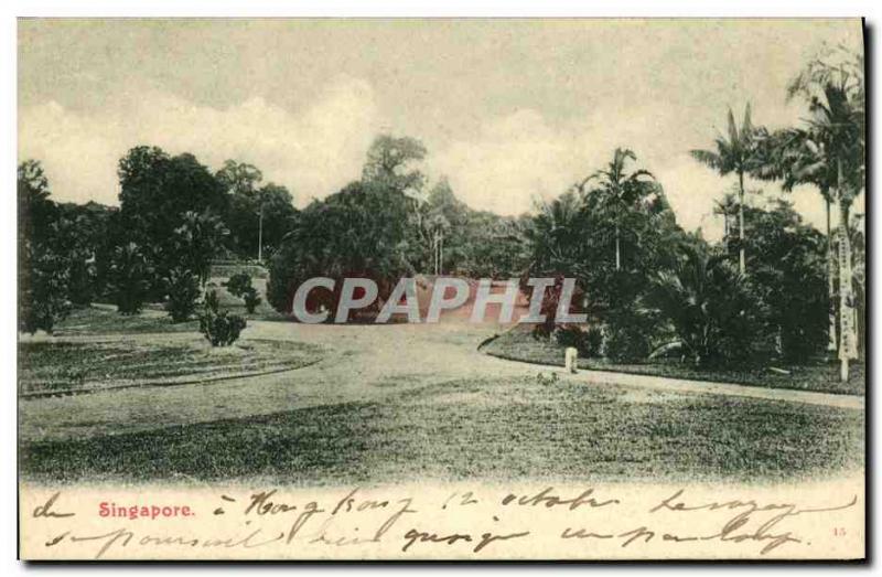 Old Postcard Singapore