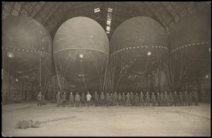 Germany 1918 Fesselballon Barrage Ballons RPPC Postcard 75209