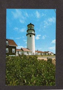 MA Highland Light Lighthouse House North Truro Cape Cod Massachusetts Postcard