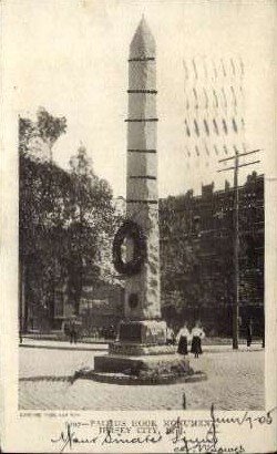 Paulus Hook Monument in Jersey City, New Jersey