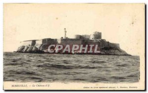 Old Postcard Chateau d'If Marseille