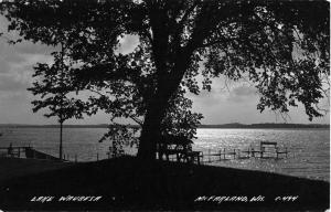 McFarland Wisconsin Lake Wauvesa Real Photo Antique Postcard K100218