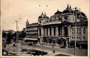 c1910 ANVERS ANTWERP ROYAL OPERA HOUSE LITHOGRAPHIC POSTCARD 34-97