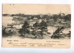 232377 FINLAND Hango Hanko RPPC 1909 year Kronstadt