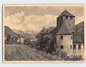 Postcard Castel Mareccio col Catinaccio, Bolzano, Italy