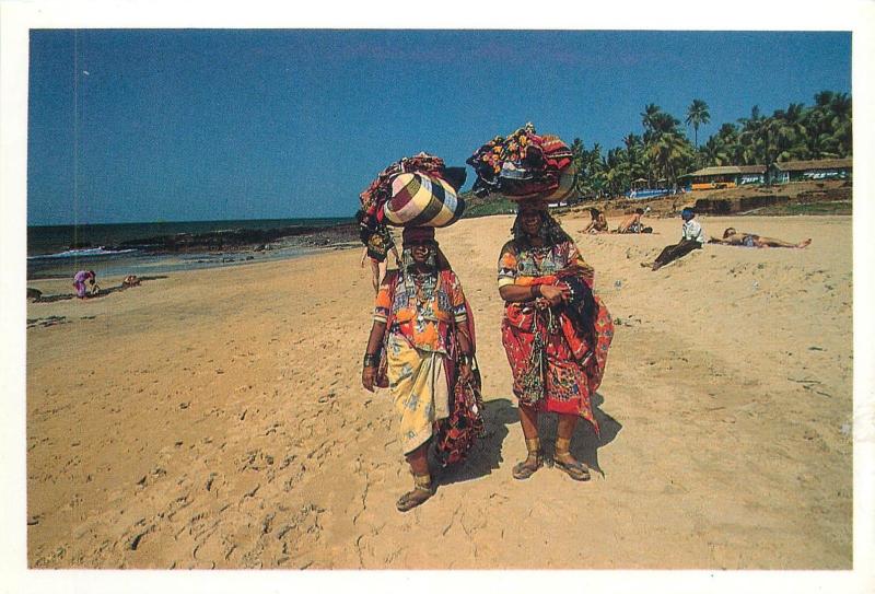 Lot 11 postcards all GOA India scenes & types