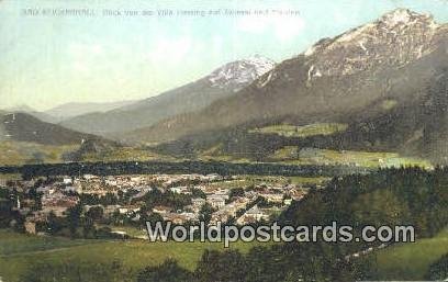 Blick von der Villa Hessing auf Zwiesel und Staufen Bad Reichenhall Germany U...