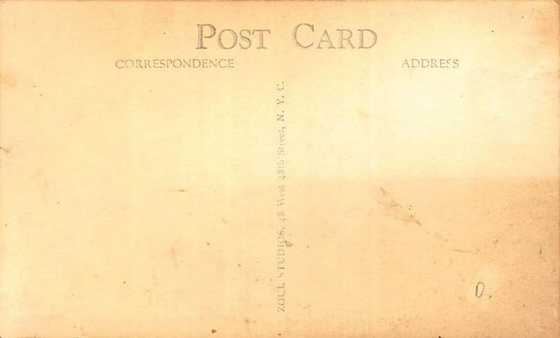 Boston MA WEEI CBS Radio Station Policeman RPPC Real Photo Postcard